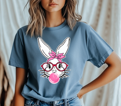 Bubblegum Bunny Tee – Bella + Canvas Unisex T-Shirt