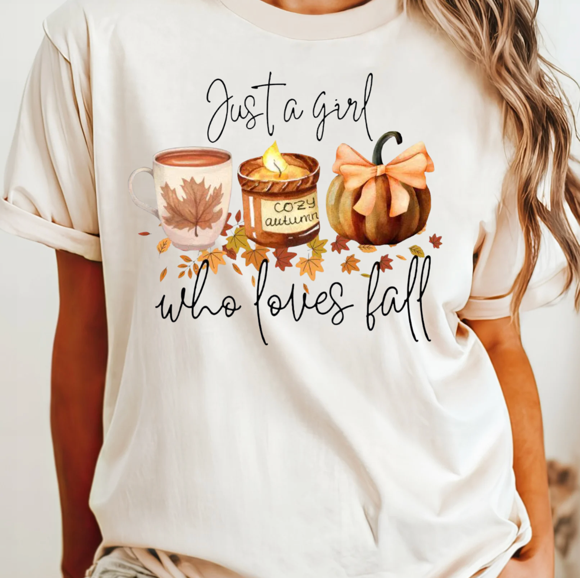 Just A Girl Who Loves Fall Tee