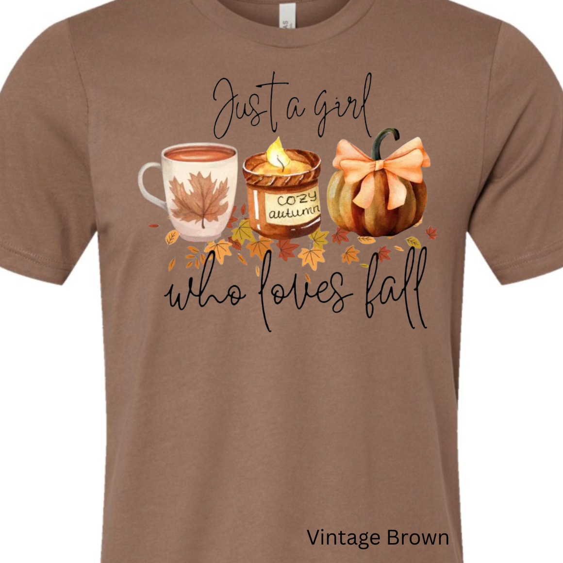 Just A Girl Who Loves Fall Tee