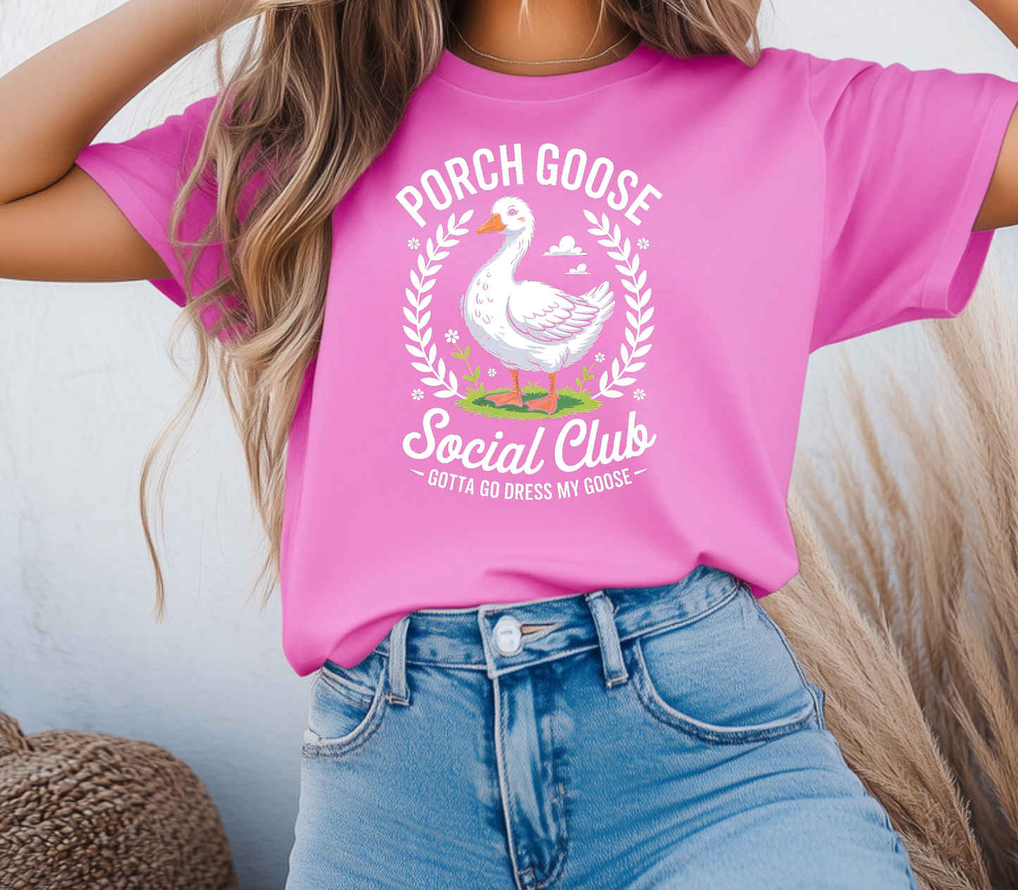 Porch Goose Social Club Tee – “Gotta Go Dress My Goose” Grap