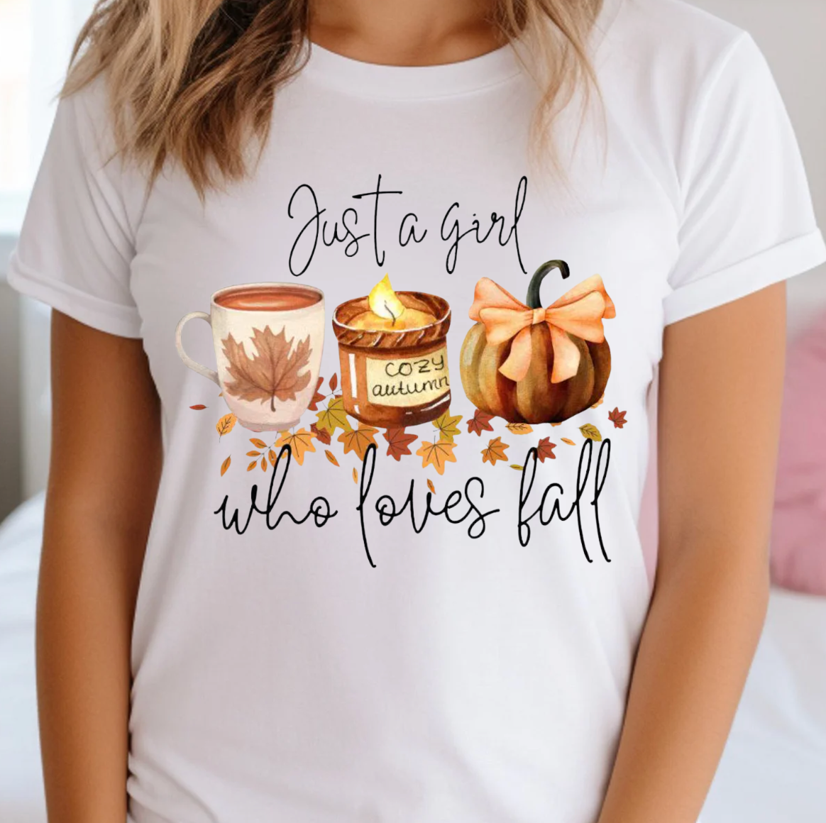 Just A Girl Who Loves Fall Tee