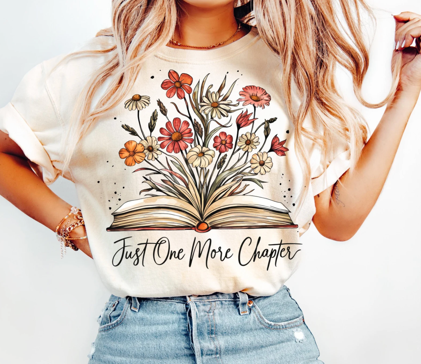 Just One More Chapter Tee